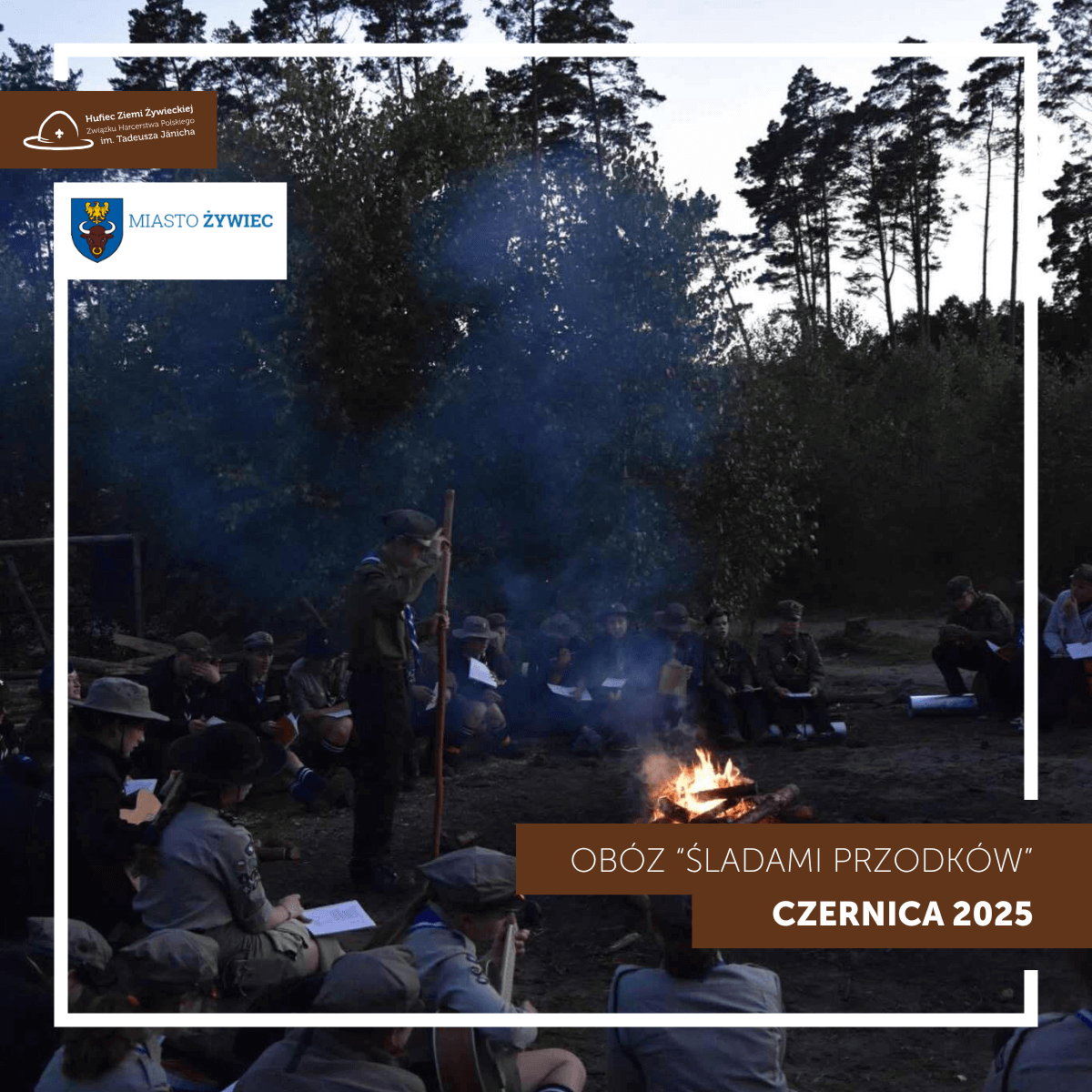 Obóz hufca „Śladami przodków” Czernica 2025